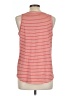 Ann Taylor LOFT Outlet 100% Polyester Orange Tank Top Size L (petite) - photo 2