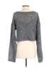 Blue Rain Metallic Gray Pullover Sweater Size S - photo 2