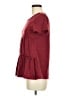 Shein Burgundy Short Sleeve Top Size M - photo 5