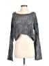 Blue Rain Metallic Gray Pullover Sweater Size S - photo 1