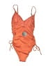 Lulus Solid Orange One Piece Swimsuit Size S - photo 2