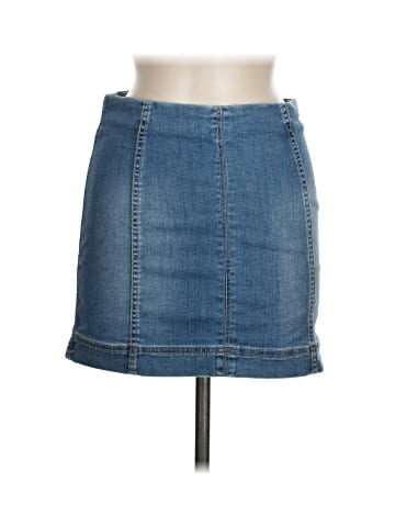 Jolt Denim Skirt (view 1)