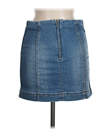 Jolt Denim Skirt (view 2)