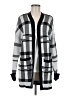 Zesica Checkered-gingham Gray Cardigan Size M - photo 1