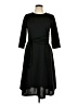 Assorted Brands 100% Terylene Solid Black Casual Dress Size L - photo 1
