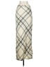 Express 100% Acetate Argyle Ivory Casual Skirt Size 3 - 4 - photo 1