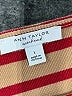 Ann Taylor 100% Cotton Stripes Brown Pullover Sweater Size L - photo 7