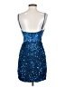 Unbranded 100% Polyester Stars Blue Cocktail Dress Size 2 - photo 2