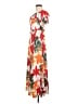 Unbranded Tropical Orange Casual Dress Size M - photo 5