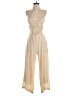 BEIGE BOTANY Solid Tan Jumpsuit Size S - photo 1