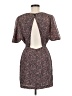 BCBGeneration 100% Polyester Tweed Burgundy Casual Dress Size 6 - photo 2