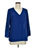 Daniel Rainn 100% Polyester Blue 3/4 Sleeve Blouse Size M - photo 1