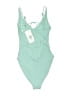 L Space Solid Teal One Piece Swimsuit Size XS - photo 2