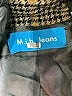m.i.h Jeans Plaid Brown Wool Coat Size S - photo 6