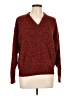 Unbranded 100% Acrylic Tweed Red Pullover Sweater Size L - photo 1