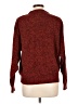 Unbranded 100% Acrylic Tweed Red Pullover Sweater Size L - photo 2