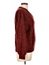 Unbranded 100% Acrylic Tweed Red Pullover Sweater Size L - photo 4