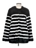 FRAME 100% Modacrylic Stripes Black Faux Fur Jacket Size S - photo 1