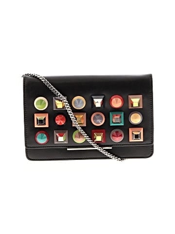 Fendi Leather Studded Wallet On Chain (view 1)