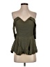 Bebe Green Sleeveless Blouse Size 4 - photo 1