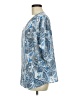 Jouica Paisley Blue Short Sleeve Blouse Size M - photo 5