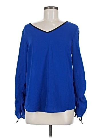 NY Collection Long Sleeve Blouse (view 1)