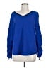 NY Collection Blue Long Sleeve Blouse Size M - photo 1