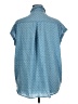 Weekend Polka Dots Blue Sleeveless Button-Down Shirt Size 1X - photo 2