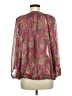 Ann Taylor LOFT 100% Polyester Pink Long Sleeve Blouse Size M - photo 2