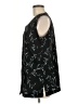 L.L.Bean 100% Polyester Black Sleeveless Blouse Size M - photo 5