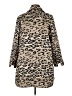 Chico's 100% Polyester Animal Print Gold Coat Size M - photo 2