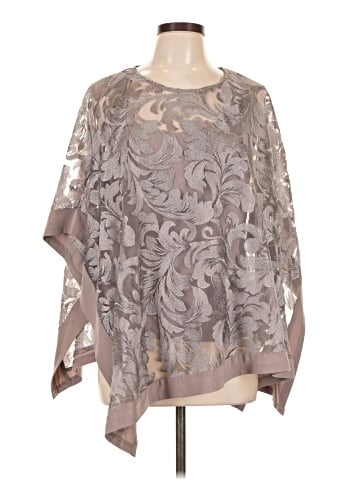 Oleg Cassini Poncho (view 1)