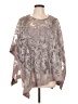 Oleg Cassini Gray Poncho Size 12 - photo 1