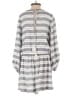 Holding Horses 100% Rayon Stripes Gray Romper Size S - photo 2