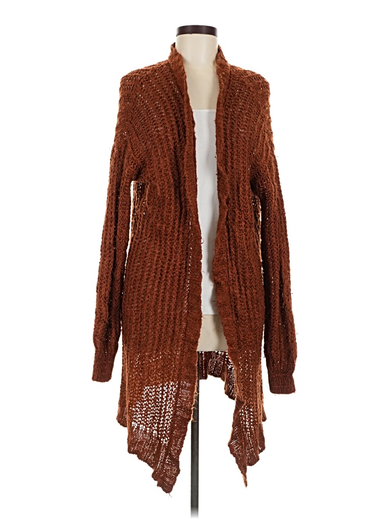 Pre-owned Wild Fable Cardigan Sweater In Brown