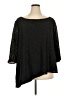 Oleg Cassini Black 3/4 Sleeve Top Size 24 - photo 1