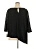 Oleg Cassini Black 3/4 Sleeve Top Size 24 - photo 2