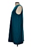 Gap Outlet Solid Teal Casual Dress Size L - photo 5
