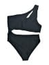 Lulus Solid Black One Piece Swimsuit Size S - photo 1