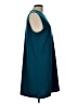 Gap Outlet Solid Teal Casual Dress Size L - photo 4