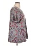 Croft & Barrow Paisley Gray Short Sleeve Blouse Size 1X - photo 4