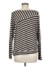 Heather by Bordeaux Stripes Gray Pullover Sweater One size - photo 2