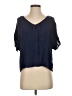 Madewell Blue Short Sleeve Blouse Size S - photo 1