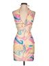 Unbranded Graphic Tan Cocktail Dress Size L - photo 1