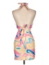 Unbranded Graphic Tan Cocktail Dress Size L - photo 2