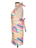 Unbranded Graphic Tan Cocktail Dress Size L - photo 5