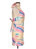 Unbranded Graphic Tan Cocktail Dress Size L - photo 4