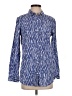 J. McLaughlin Blue Long Sleeve Button-Down Shirt Size XS - photo 1