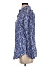 J. McLaughlin Blue Long Sleeve Button-Down Shirt Size XS - photo 5