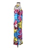 Unbranded Print Blue Cocktail Dress Size S - photo 4